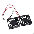 2Pcs DC 12V 60mm Brushless Desktop PC CPU Cooling Fan Cooler 2-Pin Quite Fan