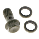 Metric 10mm M10 X 1.25mm Banjo  With 2 Pieces Washers