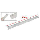 50cm Clear Plastic Measuring Long Straight Centimeter Ruler Q8X4