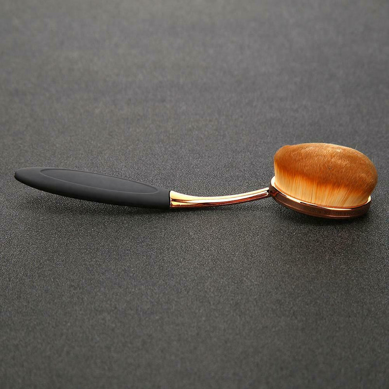 10pcs/Set Pro Toothbrush Shape Oval Makeup Brush Foundation Powder Pens Kit