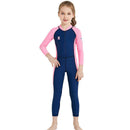 Dive&Sail M Dark Blue New Long Sleeve Wetsuit Kids One Piece Swimsuit Divin