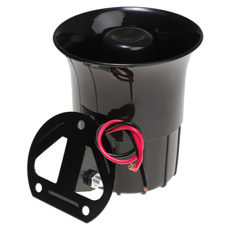 12V 110dB Car Alarm Electric Air Horn Siren Speaker 6 Sound Tone Super Loud 20W