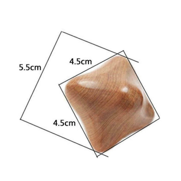 Fragrant Wood Body Reflexology Acupuncture Shiatsu Thai Roller Therapy Mass R7M3