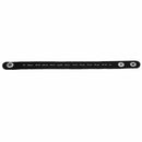 2pcs White Rivet + Black Rivet Punk Pyramid Studded Artificial Leather Brac