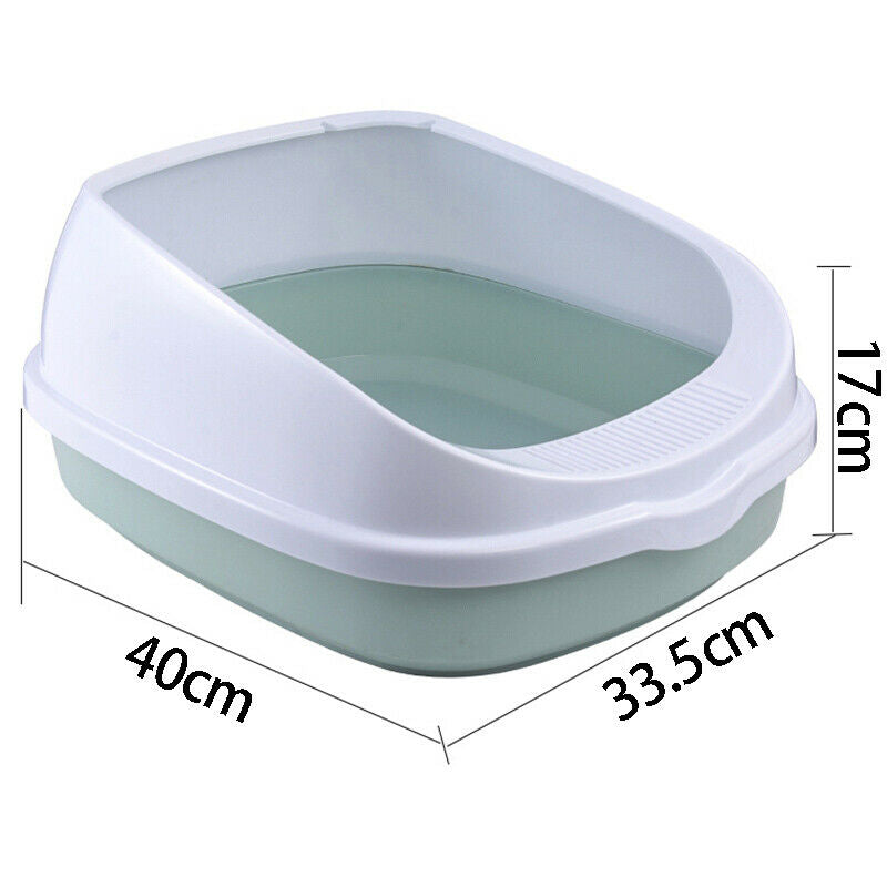 Pet Toilet Bedpan Anti Splash Cats Litter Box Cat Dog Tray with Scoop Kitte