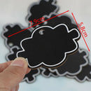 10x Mini wooden wedding blackboard chalkboard hanging message number party dec3C