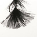 10pcs 3.7cm Wooly Bugger Flies Black Sinking Wet Bass Trout Fishing Flies