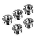 5Pcs Aluminum 3/8"-16 to 1/4"-20 Convert Screw Nut for Tripod Camera Newest Use