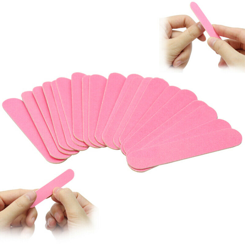 20Pcs Nail Sanding Files Polish Buffer Block Manicure Pedicure Tips Tools Gel