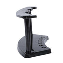 Office Desk Black Plastic 6 Position Pen Pencil Holder Stand Y1A5