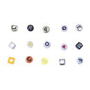 1 Set Acrylic Letters Beads Set Crafts DIY Alphabet Beads For Jewelry