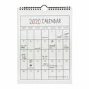 2020 Calendar Hanging Hand Painted Calendar Monthly Calendar Wall Schedule W3M2
