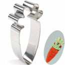 cookie cutter carrot shape cake fondant mold baking tools stainless steel M&O