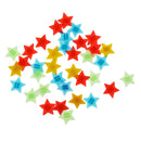 6Pcs Colorful Plastic Bike Wheel Spokes Beads Clip Wheel Spoke Star Decors