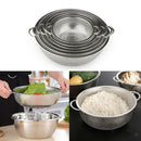 2 Pieces Stainless Steel Strainer Food Sieve Noodles Draining Basket Kitchen