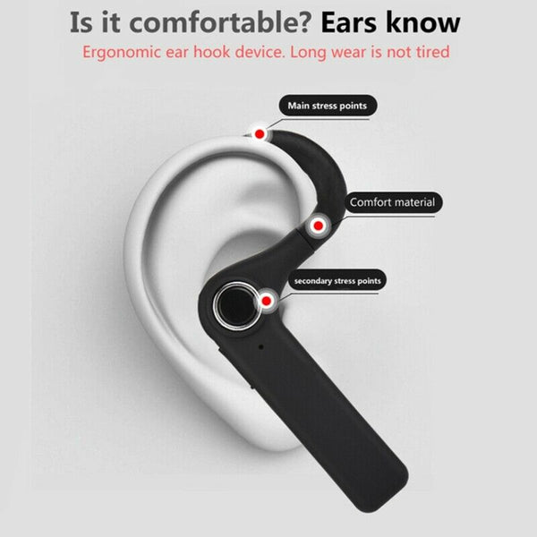 Business Bluetooth Headset Sports Wireless Earphone Bluetooth V4.1 Phone Ha D9G2