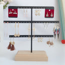 Fashion 52 Hook Earring Jewelry Organizer Earring Organizer Hanging Holderk O8S9
