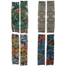 1Pcs Cycling Sports Tattoo Sleeves UV Cool Arm Sleeves Cycling Arm Warm&+