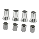 8x TPMS Wheel Tire Valve Stem Caps Sleeve Covers Kit For American Car Truck