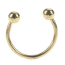 Horseshoe Circular Ring Barbell piercing 16gauge  N1U3