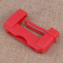 Red Auto Car Seat Belt Adjuster Safety Buckle Anti-Scratch Protection Soft Case