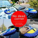 Microfiber Car Brush Wash Mop Mitt Extendable Handle Vehicle Washing