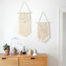 2 Pcs Macrame Wall Hanging Small Art Woven Wall Decor Boho Chic Home Decora O1J8