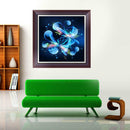 DIY 5D Diamond Embroidery Painting Blue Flower Cross Stitch Home Decor