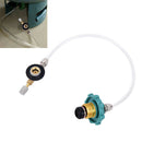Camping Outdoor Gas Propane Flat Cylinder Tank Refill Coupler Adapter M&O