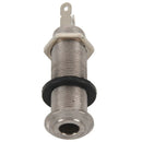 Electric Guitar Jack Chrome Threaded Cylinder Output Input Jack Plug Socket
