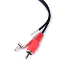 1/8 3.5mm Stereo Female to 2 Male RCA Jack Adapter AUX Audio Y Cable Splitter OZ