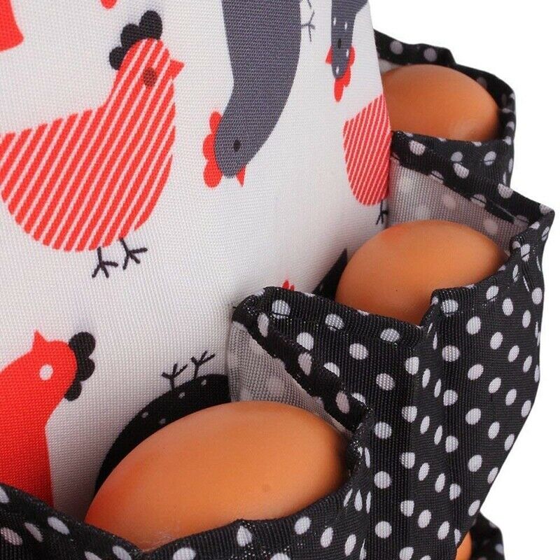 Egg Gathering Apron Egg Holder,Apron for Collecting Hens Eggs,Duck/Teal/GoosJ5U5