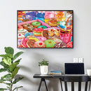 Colorful Donuts Full Drill Diamond Painting 5D Mosaic Picture Home Decor