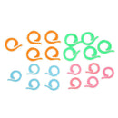 10 Large 10 Small Point Protectors/Stoppers + 20pcs 2 Sizes Split Stitch Ring