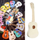 Kit Hawaii Guitar DIY Gift Ukulele Ukelele Handwork Guitar 21 Inch Kids Basswood
