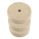 3Pcs Buffing Polishing Wheel Fiber Grinding Wheel with 10mm Bore Fits for Bench