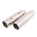 2x XLR Male to RCA Female Plug 3Pin Audio Cable Microphone Mic DJ Adapter