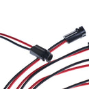 5PCS T5 Wired Dashboard Gauge LED Light Lamp Bulb Socket Holder for Auto Car 3CA