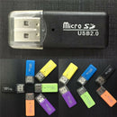 Hot Mini USB /MMC Memory Card Reader 480Mbps For Computer Laptop USB CaGVCASJTO