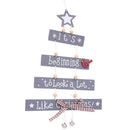 Christmas Christmas Decorations Tree Ornament Patterned Hanging Accessories