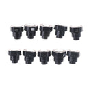10 PCS Latching Action Flashlight Torch Push Button Switch DC 30V 1A FT