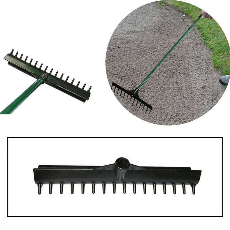 Personal Golf Bunker Rake Head Sand Pitch Garden Leaves Landscape Raking Tools