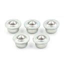 5X CY-15H 32mm Ball Metal Transfer Bearing Unit Conveyor Roller Wheel   FE FT