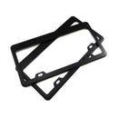 US Ca 2x Chrome Stainless Steel Car Truck License Number Plate Frame+Screw Cap&M