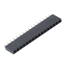 10pcs 2.54mm Single Row Female Pitch Header Socket Connector PCB 16 Pin Str Q9P7