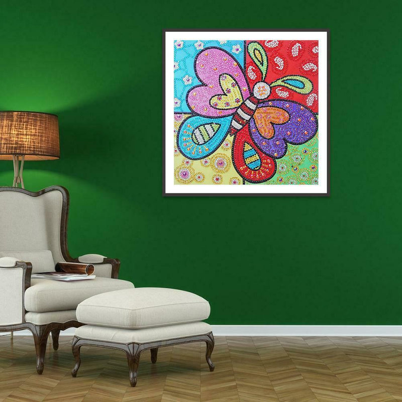 5D DIY Special Shaped Diamond Painting Butterfly Cross Stitch Mosaic Kits