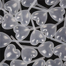 50pcs New Heart Shaped Squeeze Transfer Oils Liquid Pipettes Eye Dropper 4ML BX