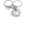 2Pcs Novelty Fashion Love Heart Keyring Couple Keychain Key Ring Gift