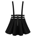 Fashion Women Suspender Skirt Braces Hollow Out Bandage Mini Skater dr.kz