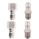 4Pcs 3/8inch Male and Female High Pressure Washer Brass Quick Connect Coupler